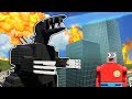 LEGO GODZILLA ATTACKS NEW LEGO CITY! - Brick Rigs Roleplay Gameplay - New Update