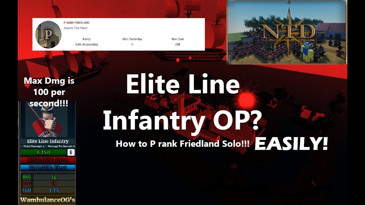 Friedland P Rank Solo in Napoleonic Tower Defense NTD!