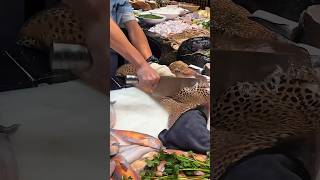 Incredible Chef Skills! Chopping Giant Leopard Moray Eel Like A Pro 😱🐟