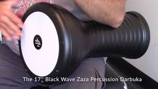 The 17'' Black Wave Zaza Darbuka - Played  by  Frank Lazzaro