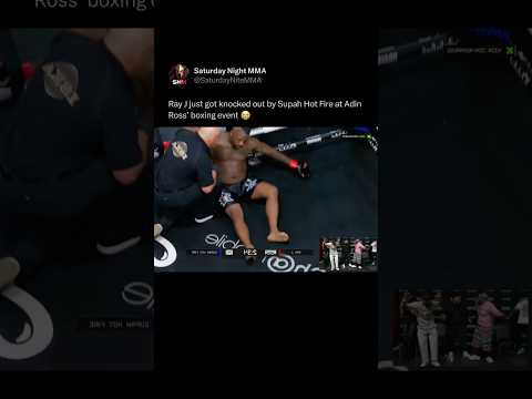 RAY J GETS KNOCKED OUT 😭•#ufc #mma #rayj #adinross #supahotfire