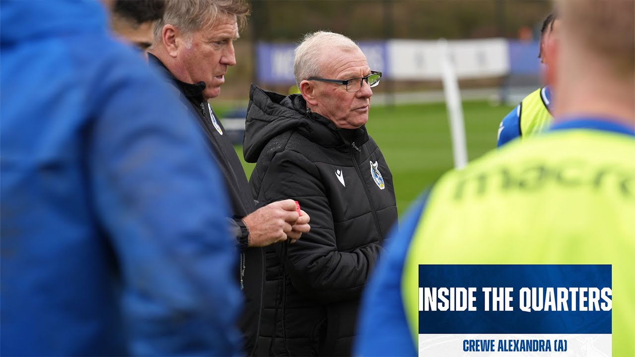 Inside The Quarters | Steve Evans' first training session at Rovers!