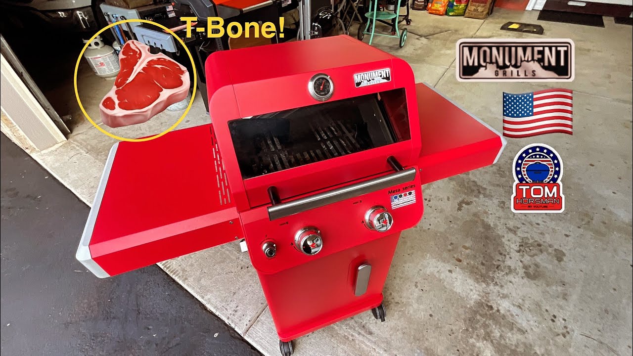 Monument Mesa 200R Gas Grill! / T-Bone Steak! / Perfect!
