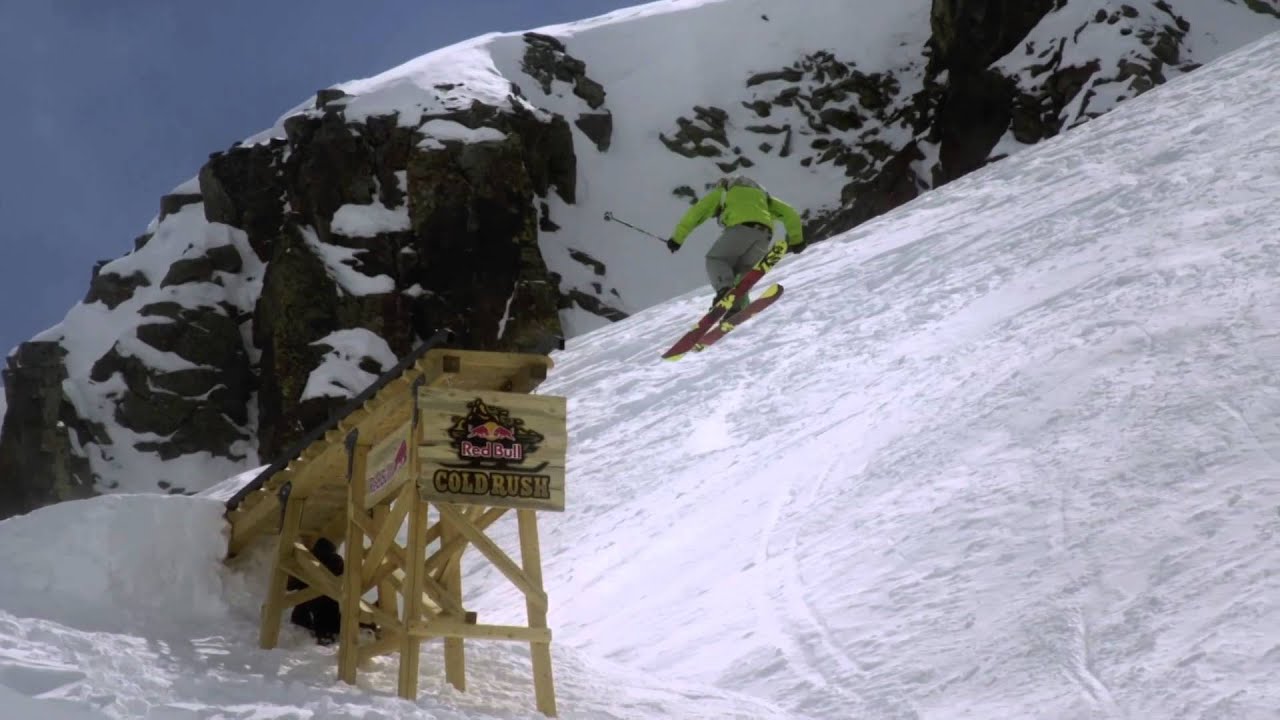 Freeskiing competition - Red Bull Cold Rush 2012