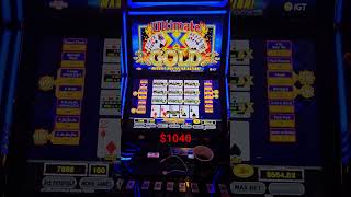 Flopping QUADS in Ultimate X Gold! 🤯 #slot #slotwin