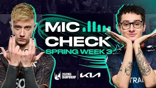 How to Bomba? | Kia Mic Check | 2023 LEC Spring Week 3