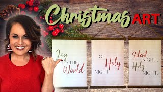 Easy Christmas DIY DECOR! Farmhouse Christmas Signs (Free Printable)