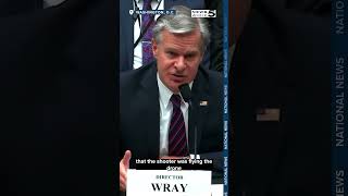 FBI Director Christopher Wray discusses the shooter's drone during House committee testimony