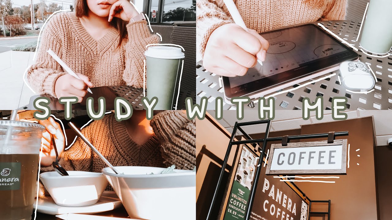 Study With Me At The Cafe Taking Notes On My Ipad Pro 2020 Youtube