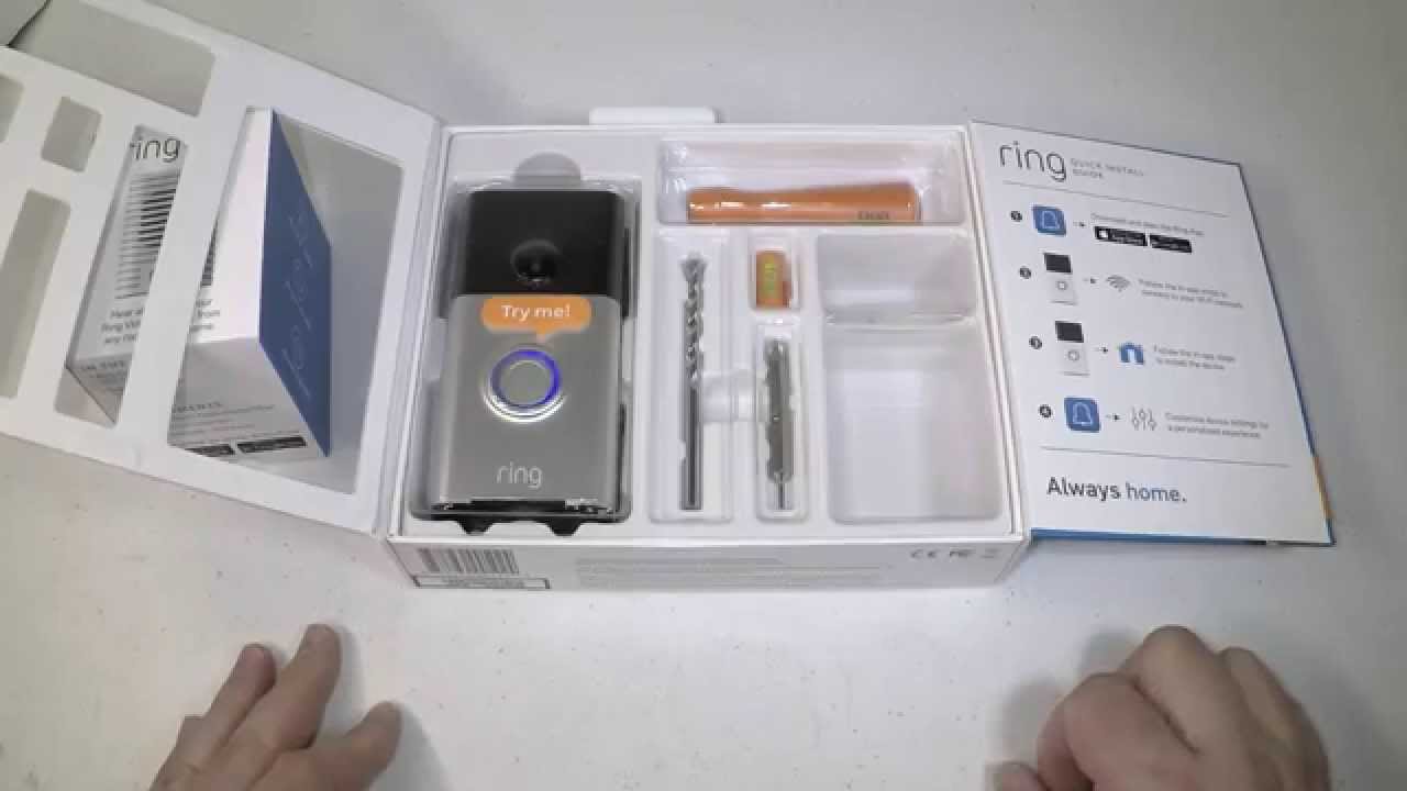 Ring Video Doorbell Unboxing Review 