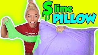 Real Slime Pillow How To Make The Fluffiest Marshmellow Slime Pillow Ever Nicole Skyes