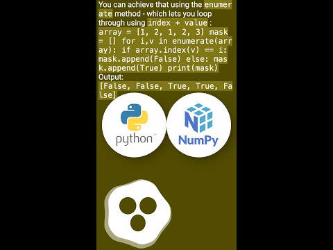 Numpy: Duplicate mask