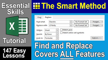 6-8: Excel Find and Replace - Expert Guide Covering All Features