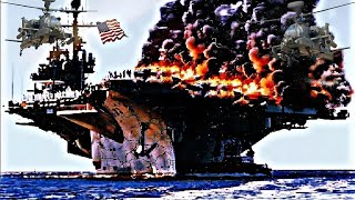 Сегодня только что прибывший в Черное море американский авианосец уничтожен Руисой и иранскими верто