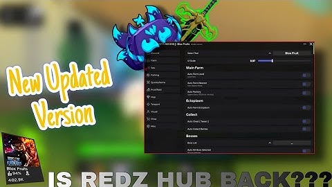 REAL REDZ BLOX FRUIT 🔥- New Update Redz Hub Script Auto level Aura Farming + Aimbot skill