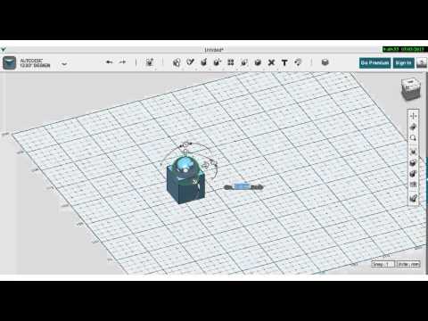 123D Design subtract function tutorial