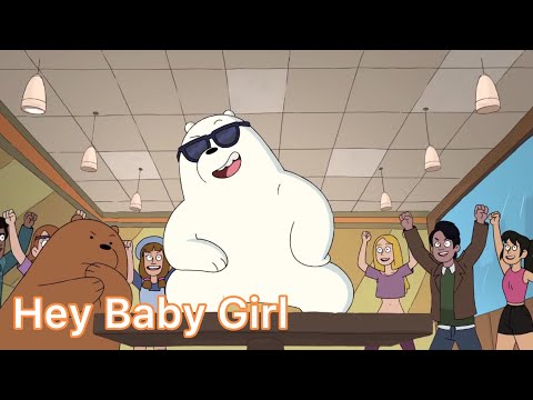 We Bare Bears - Hey Baby Girl (Feat. Demetri Martin) | Lyrics Video