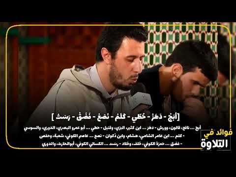 أبيات لمعرفة رموز القراء منفردين في متن الشاطبية للشيخ عبد الرحيم نبولسي