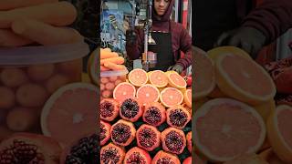Pomegranate juice #juice #streetfood Resimi