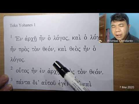 Video: Cara Membaca Dalam Bahasa Yunani