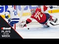 Bobrovsky dives blindly backwards for insane save  nhl plays of the week