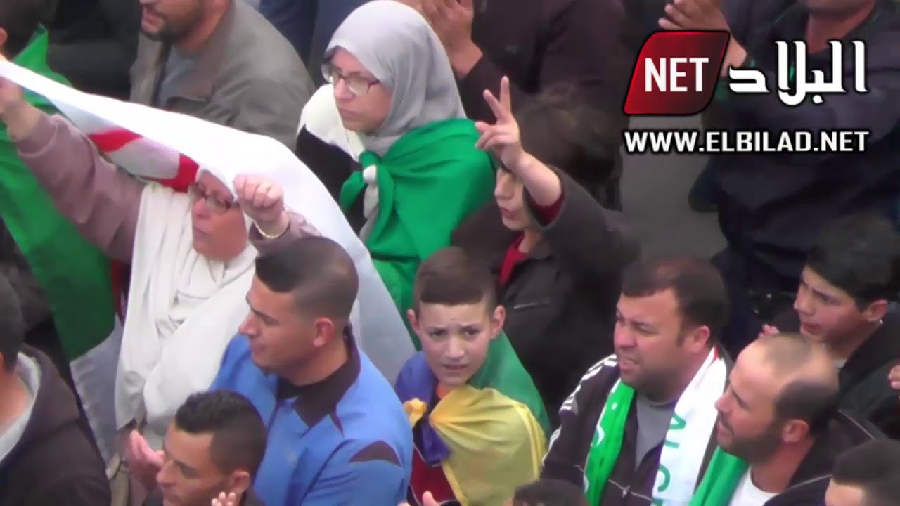 الجزائر نيجيريا مسيرة حاشدة في ولاية بجاية