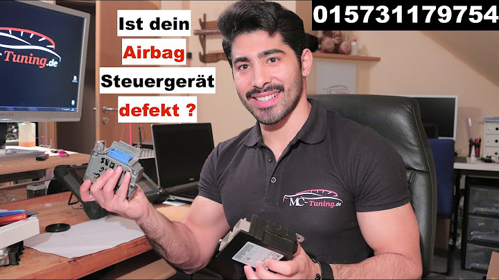 Airbag Steuergerät Reparatur Crash Daten löschen, kurze Erklärung nach einem Unfall