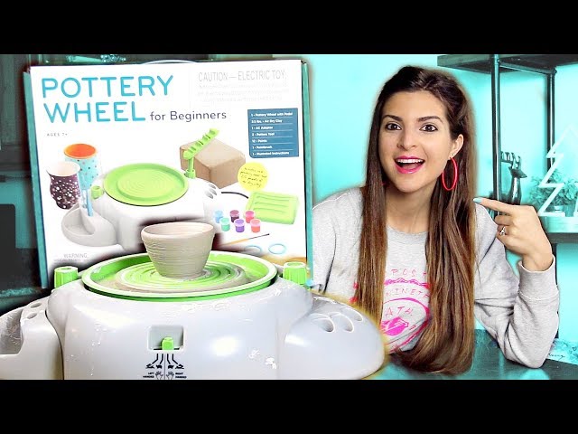 NATIONAL GEOGRAPHIC Pottery Wheel for Kids & Hobby Pottery Wheel Kit - for  Adults & Teens 