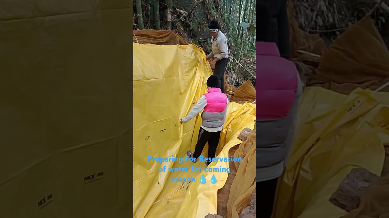 Reservation of water 💦