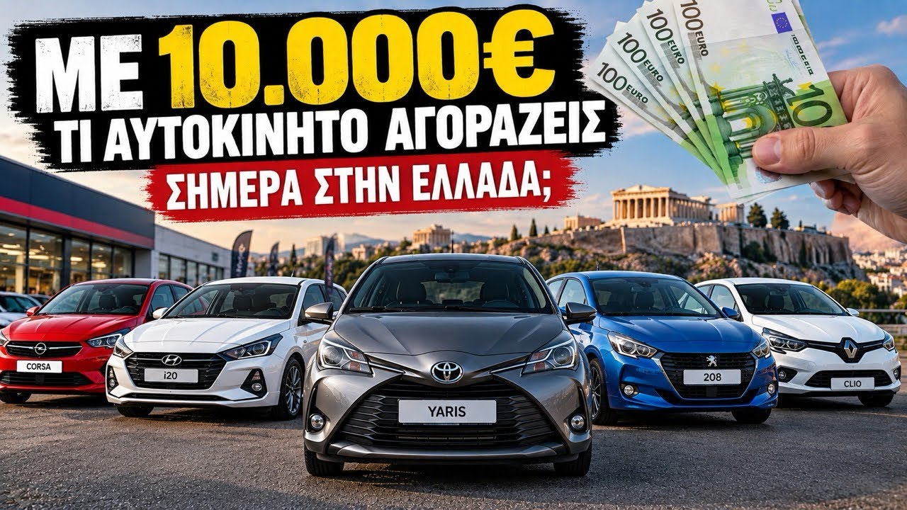 ΜΕ 10.000€ ΤΙ ΑΥΤΟΚΙΝΗΤΟ ΑΓΟΡΑΖΕΙΣ ΣΗΜΕΡΑ ΣΤΗΝ ΕΛΛΑΔΑ; – Video