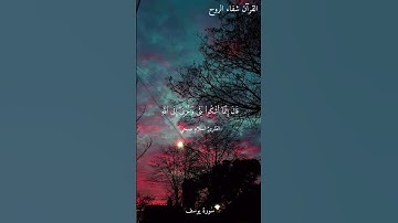 قَالَ إِنَّمَآ أَشْكُواْ بَثِّى وَحُزْنِىٓ إِلَى ٱللَّهِ |سورة يوسف | القارئ: اسلام صبحي