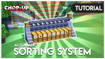 🔥 Minecraft : Automatic Sorting System Tutorial | Easiest Sorting System | 1.21 | How To Build |
