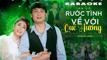 Karaoke Tân Cổ Rước Tình Về Với Quê Hương - Kim Tiểu Long ft Thoại Mỹ | Song Ca Tân Cổ Mới Nhất