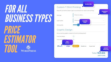 WordPress Calculator Plugin -  Stylish Cost Calculator -  Promo 2020