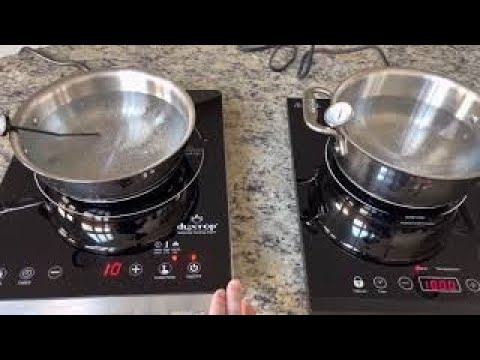 Duxtop 1800W Portable Induction Cooktop Countertop Burner, Black BT-180G3  Tested