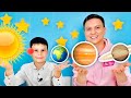 Лепим ПЛАНЕТЫ с детьми Изучаем солнечную систему КОСМОС