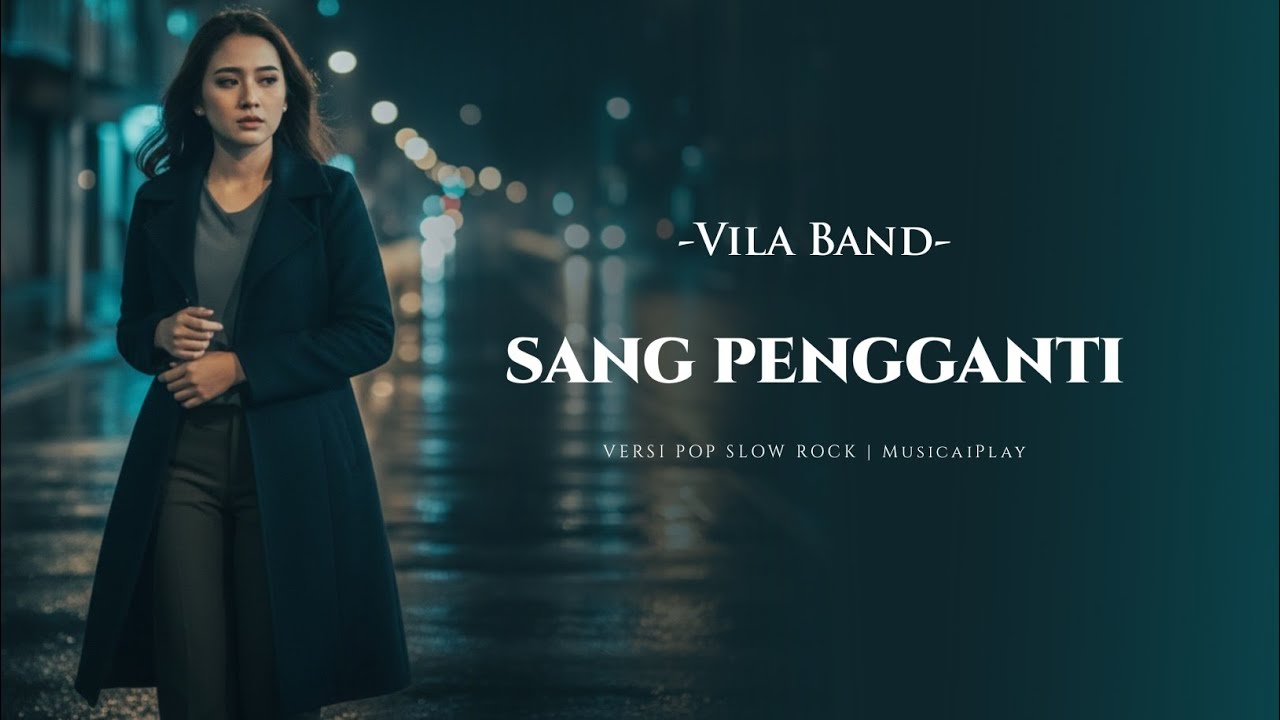 Sang Pengganti – Vila Band | Pop Slow Rock Cover by MusicaiPlay (Lirik Video)
