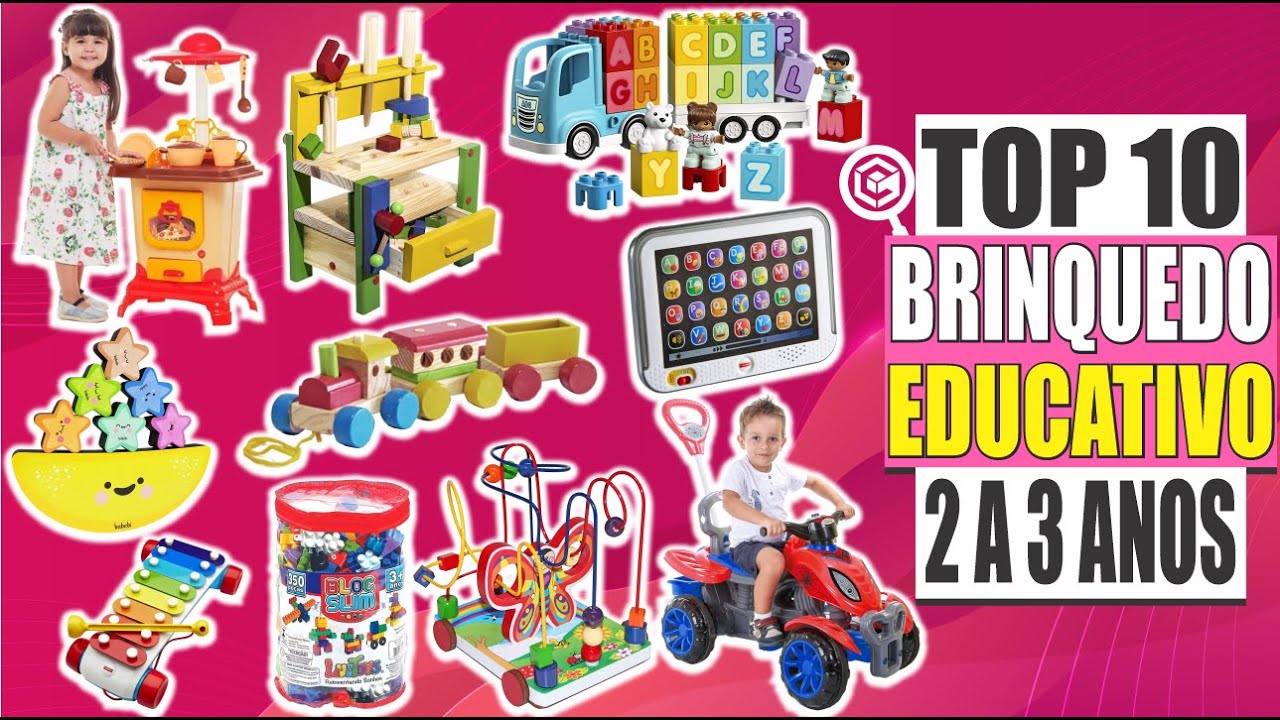 Qual o MELHOR BRINQUEDO EDUCATIVO para crianças de 2 a 3 anos ...