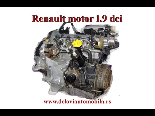 Renault motor 1 9 dci- gde se nalaze glavni delovi i sklopovi - princip  rada - YouTube