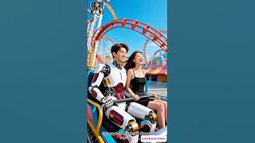 Humanoid Robot and Girl Scream, Laugh, and Love #robot #shorts #robotics #futuretech #ai #airobot