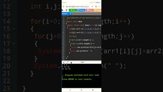 How addition of two matrix in java ??? #coding #java
