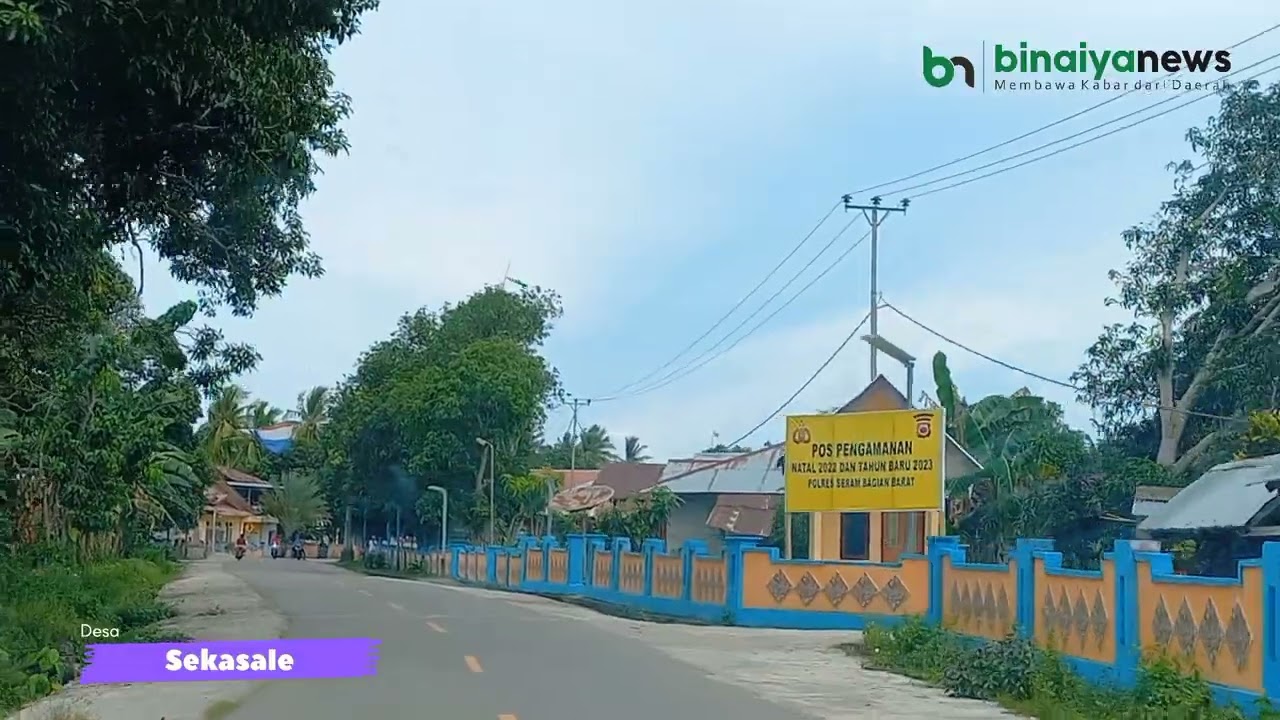 Suasana Desa di Kecamatan Taniwel SBB