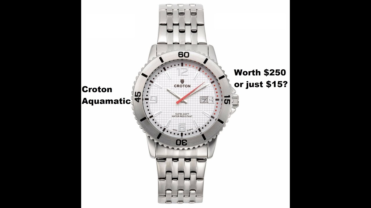 Croton Aquamatic Watch, is it worth $250 or the $15 I paid on eBay?