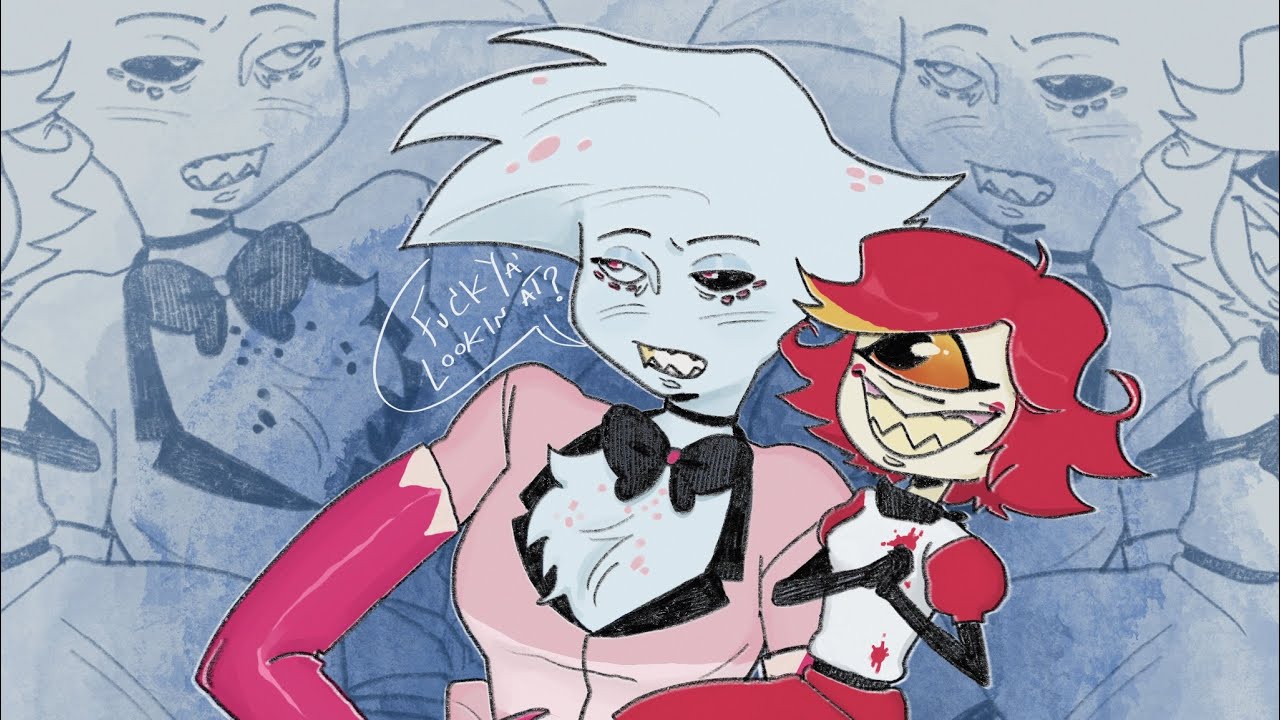 angel-dust-and-nifty-hazbin-hotel-speedpaint-youtube