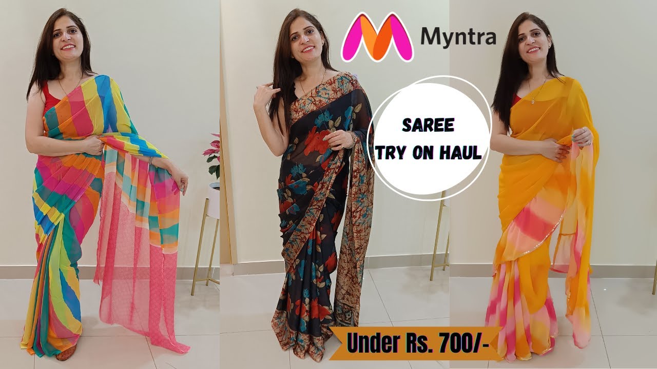 Affordable Saree Haul from Myntra | Affordable Saree Haul 2023 | Saree Review from Myntra