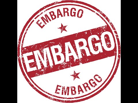 Что такое эмбарго [embargo]?
