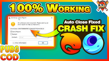 Gameloop and Tencent Gaming Buddy Crash Fix PUBG Mobile & Call Of Duty Mobile 2021 | Xaptain Alex