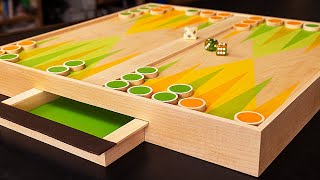 I almost lost my mind making this | Backgammon board by Timber Biscuit Woodworks 10,494 views 7 months ago 21 minutes