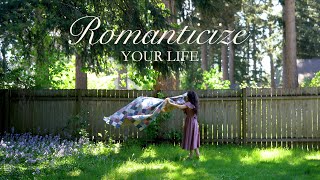 How to romanticize your life  Tips for being more happy ❤ Cottagecore Vlog  Slow Living