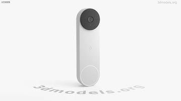Google Nest Doorbell 3D model by 3DModels.org
